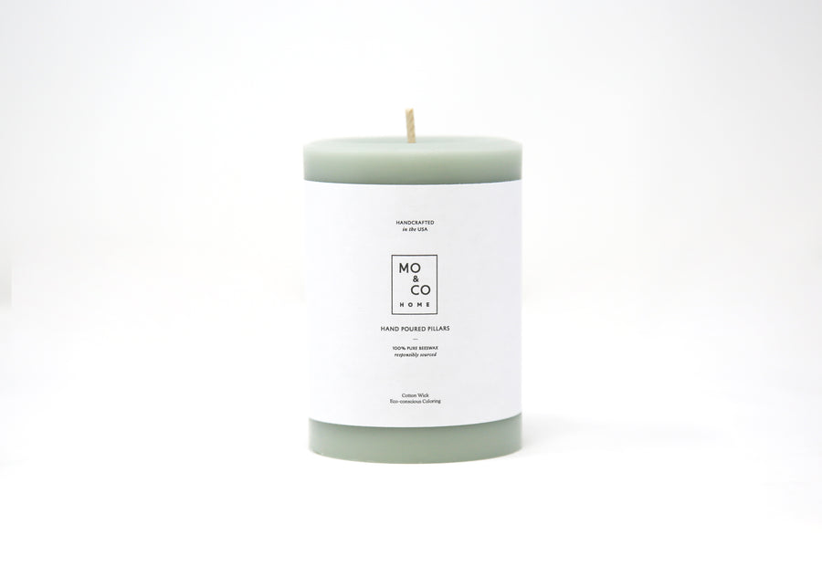 Eucalyptus | Beeswax Pillar Candle