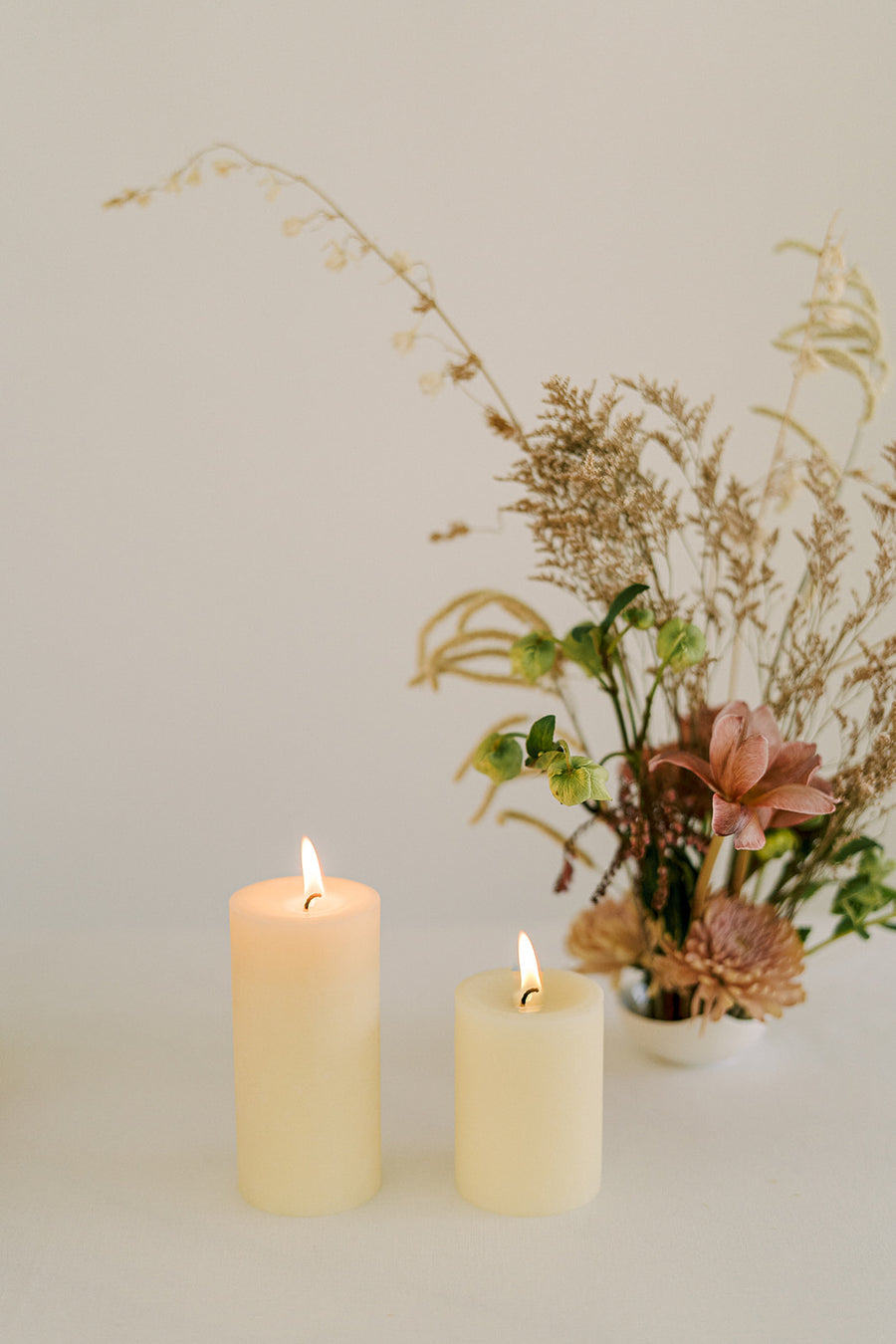 Natural White | Beeswax Pillar Candle